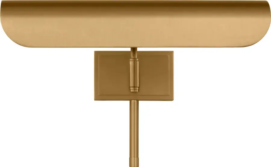 Hull Two Light Picture Light in Burnished Brass - Image 6