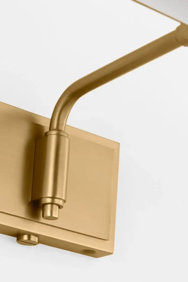 Hull Two Light Picture Light in Burnished Brass - Image 9