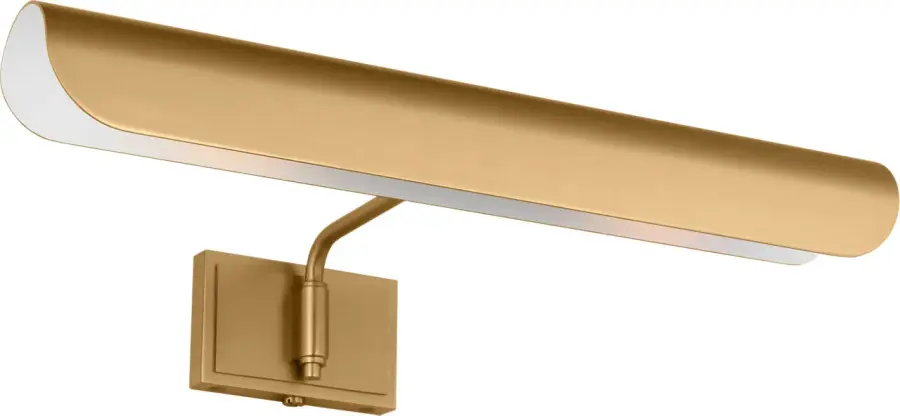 Hull Two Light Picture Light in Burnished Brass - Image 4