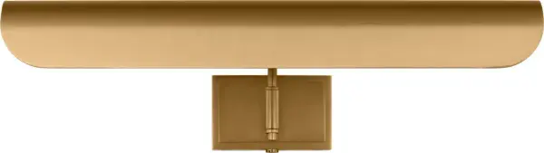 Hull Two Light Picture Light in Burnished Brass - Image 5