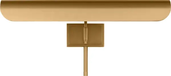 Hull Two Light Picture Light in Burnished Brass - Image 6