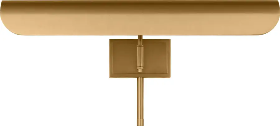 Hull Two Light Picture Light in Burnished Brass - Image 6