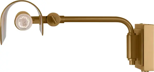 Hull Two Light Picture Light in Burnished Brass - Image 7
