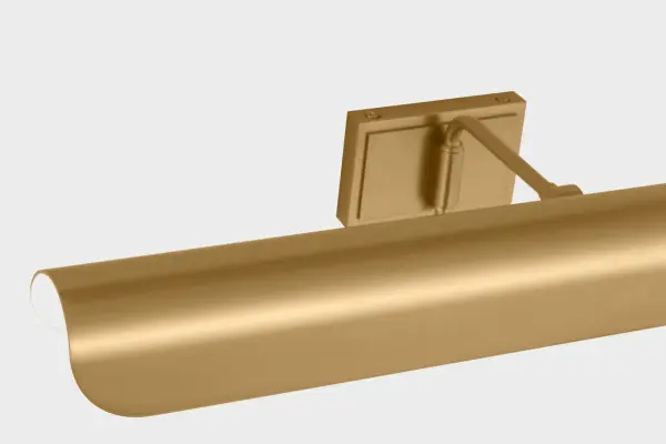 Hull Two Light Picture Light in Burnished Brass - Image 9