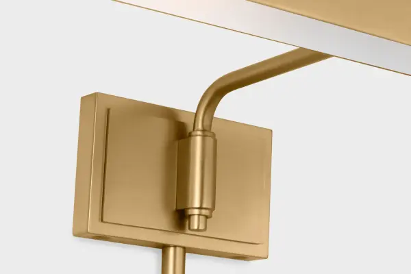 Hull Two Light Picture Light in Burnished Brass - Image 11