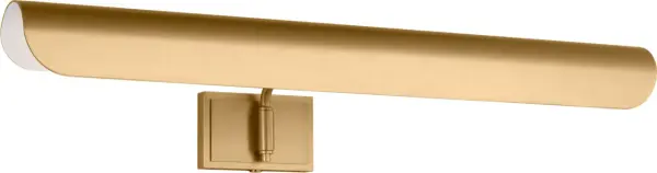 Hull Two Light Picture Light in Burnished Brass - Image 5