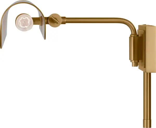 Hull Two Light Picture Light in Burnished Brass - Image 8