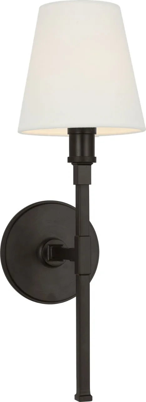 Perth Single Medium Sconce in Aged Iron