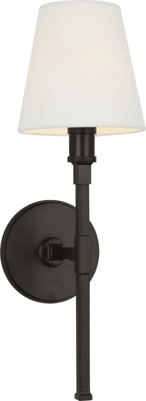 Perth Single Medium Sconce in Aged Iron - Image 1