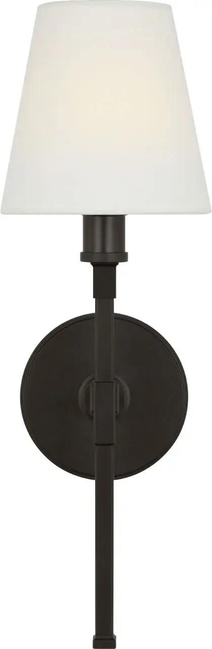 Perth Single Medium Sconce in Aged Iron - Image 2