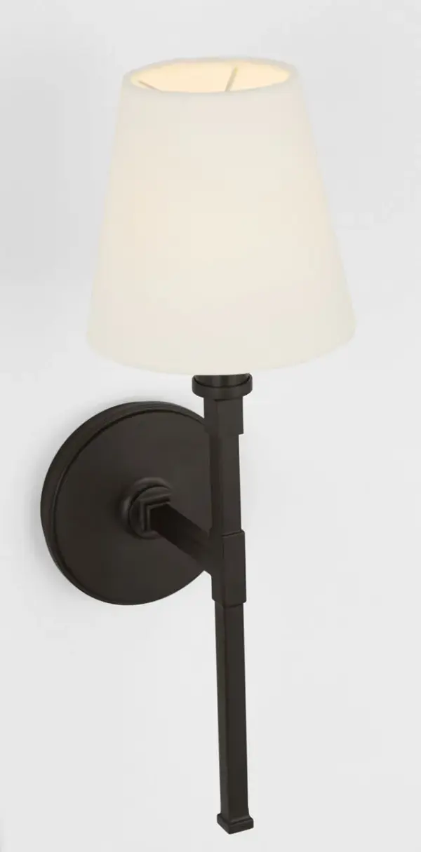 Perth Single Medium Sconce in Aged Iron - Image 4