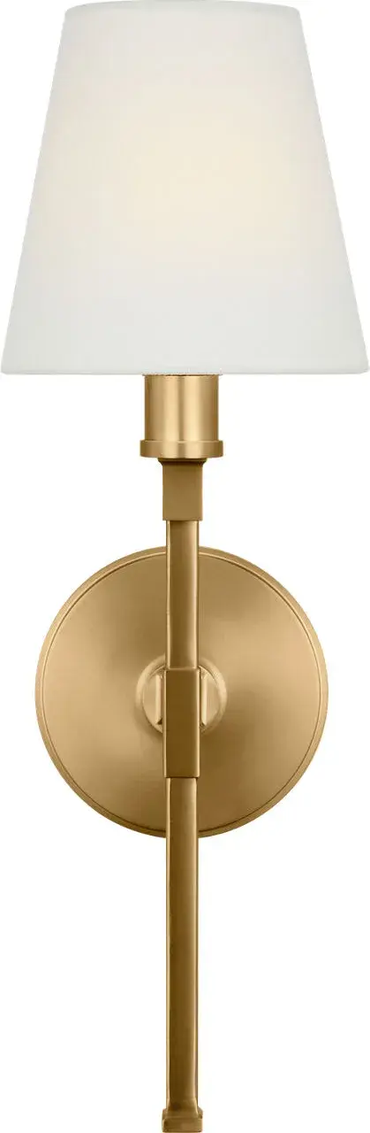 Perth Single Medium Sconce in Burnished Brass - Image 3