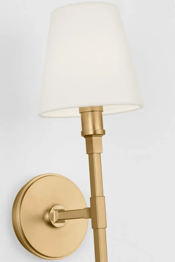 Perth Single Medium Sconce in Burnished Brass - Image 5
