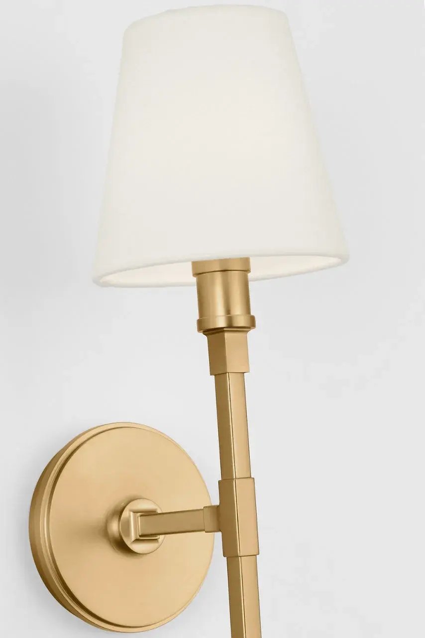 Perth Single Medium Sconce in Burnished Brass - Image 5