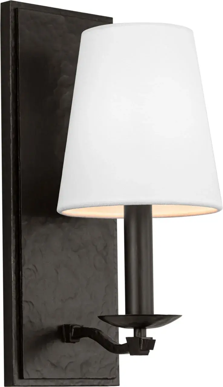 Wellen Medium Sconce in Aged Iron - Image 1