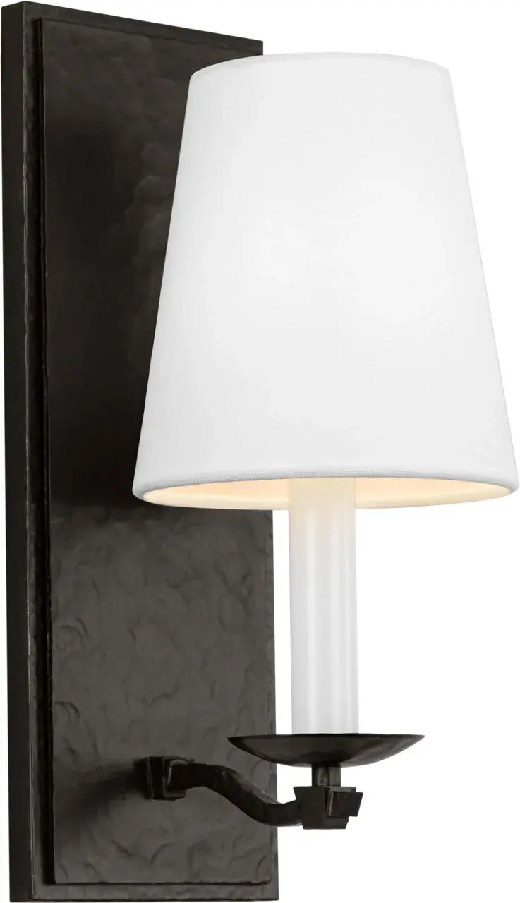 Wellen Medium Sconce in Aged Iron - Image 3