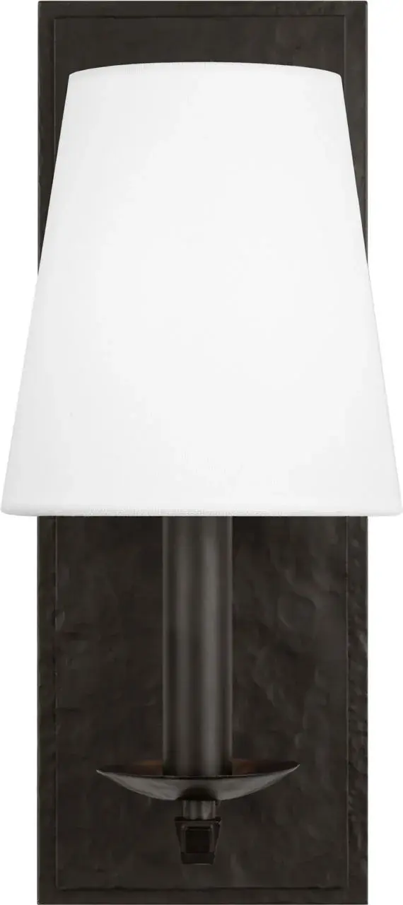 Wellen Medium Sconce in Aged Iron - Image 4