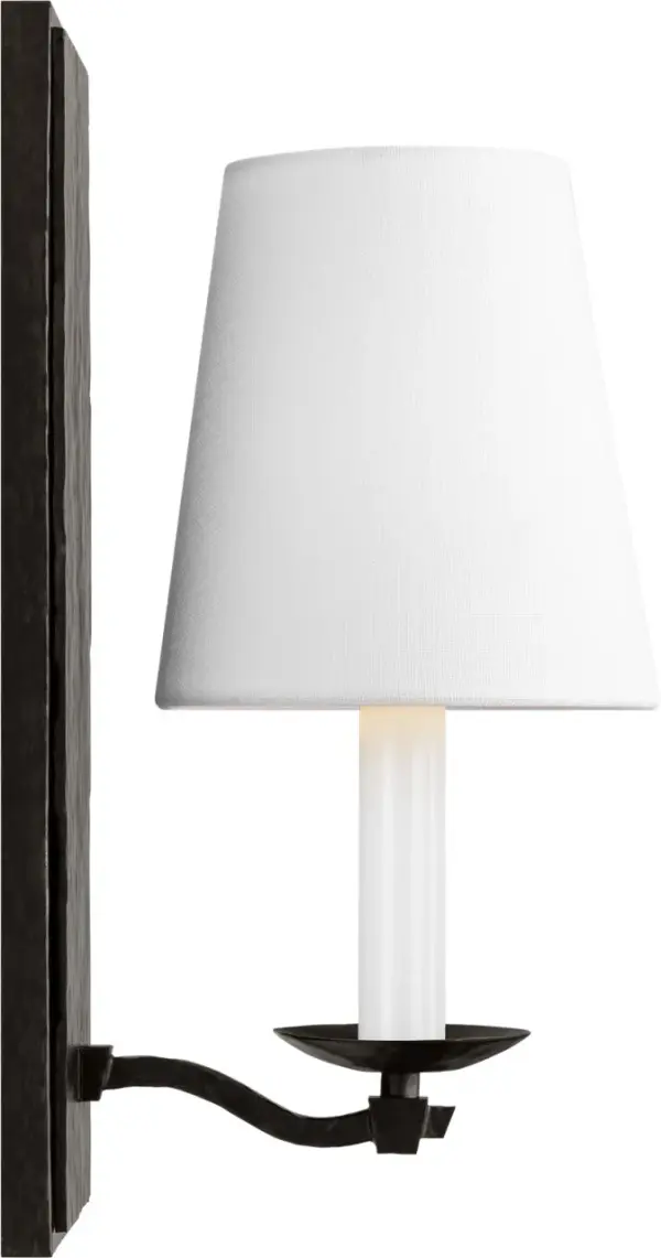 Wellen Medium Sconce in Aged Iron - Image 6
