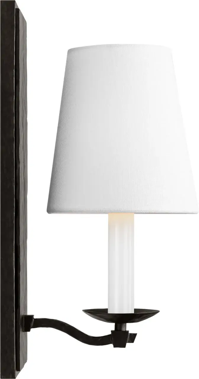 Wellen Medium Sconce in Aged Iron - Image 6