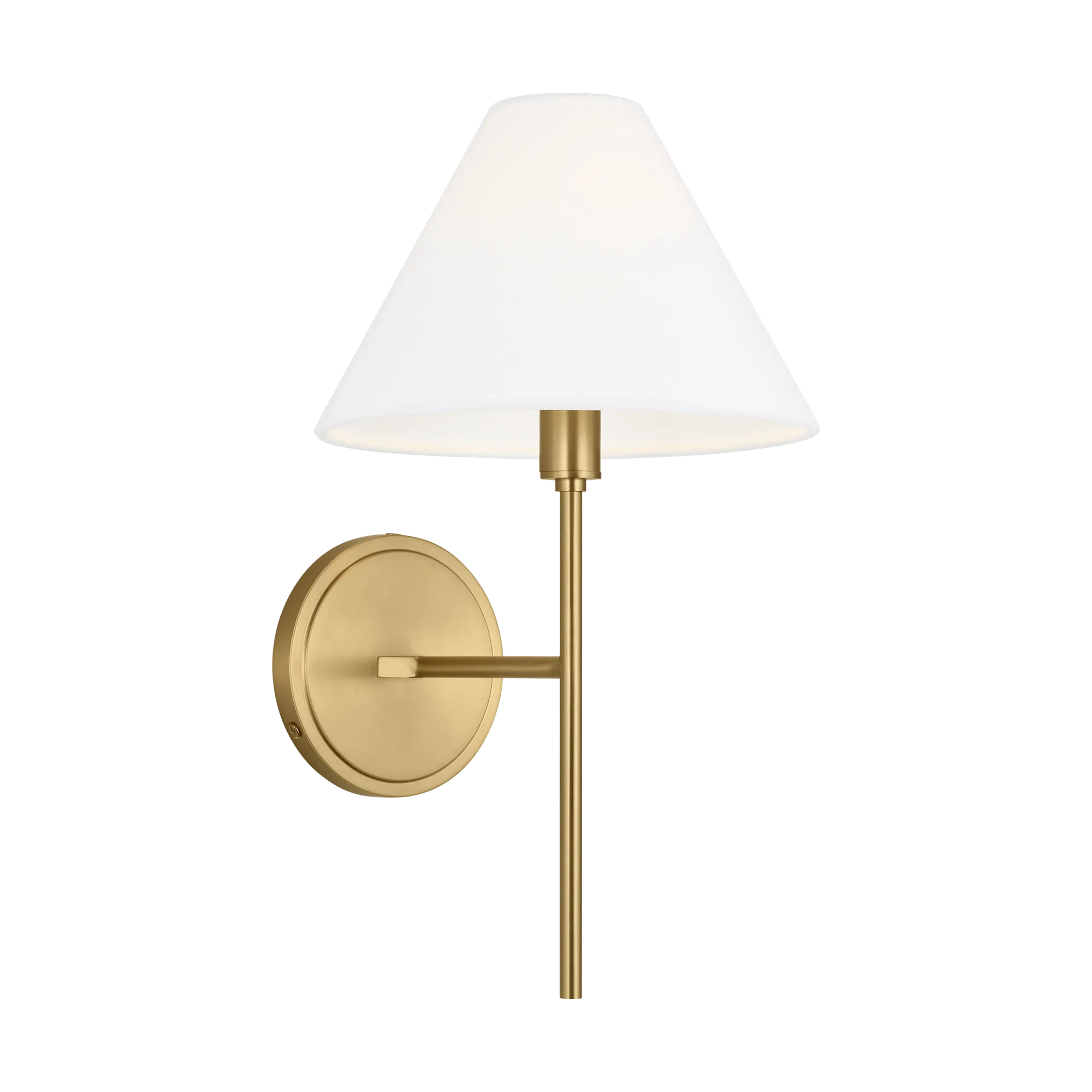 Ridgewood Small Sconce in Burnished Brass