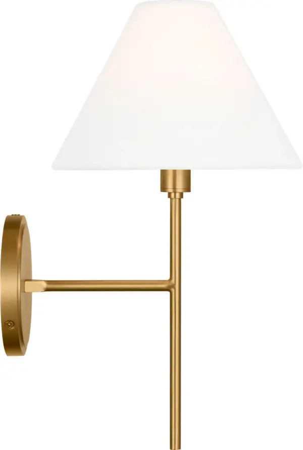 Ridgewood Small Sconce in Burnished Brass - Image 4