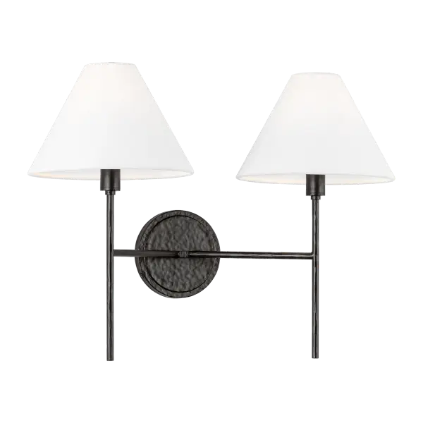 Ridgewood Medium Sconce in Aged Iron - Image 1