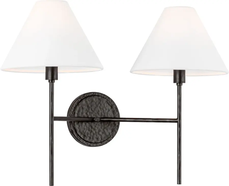 Ridgewood Medium Sconce in Aged Iron - Image 3