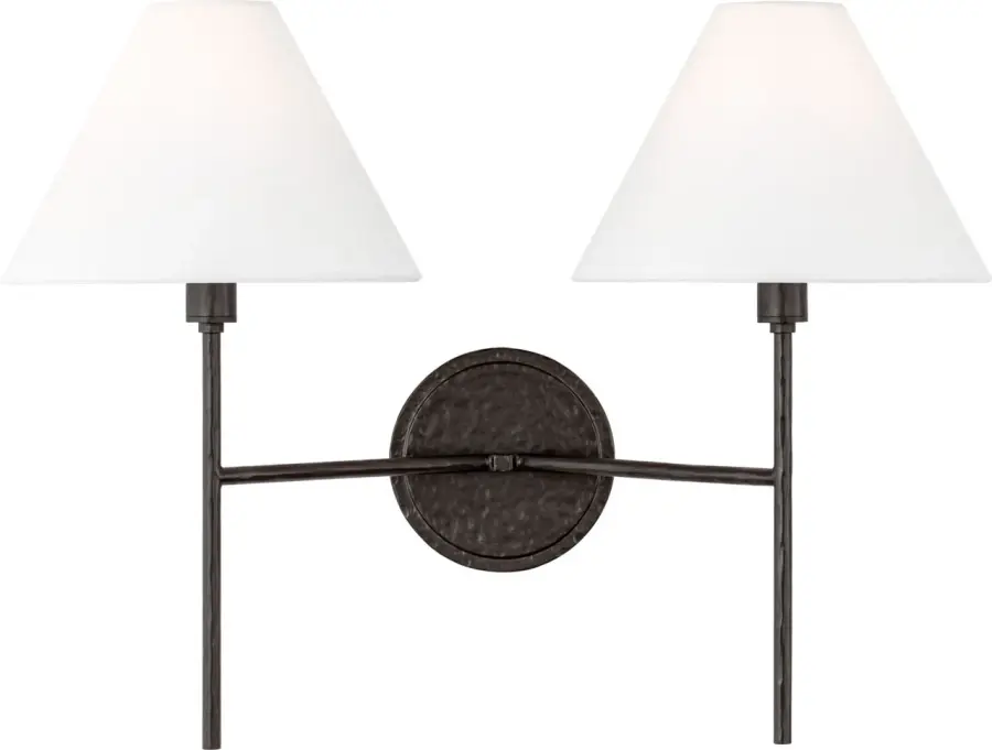 Ridgewood Medium Sconce in Aged Iron - Image 4