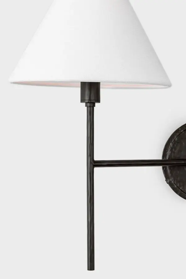 Ridgewood Medium Sconce in Aged Iron - Image 5