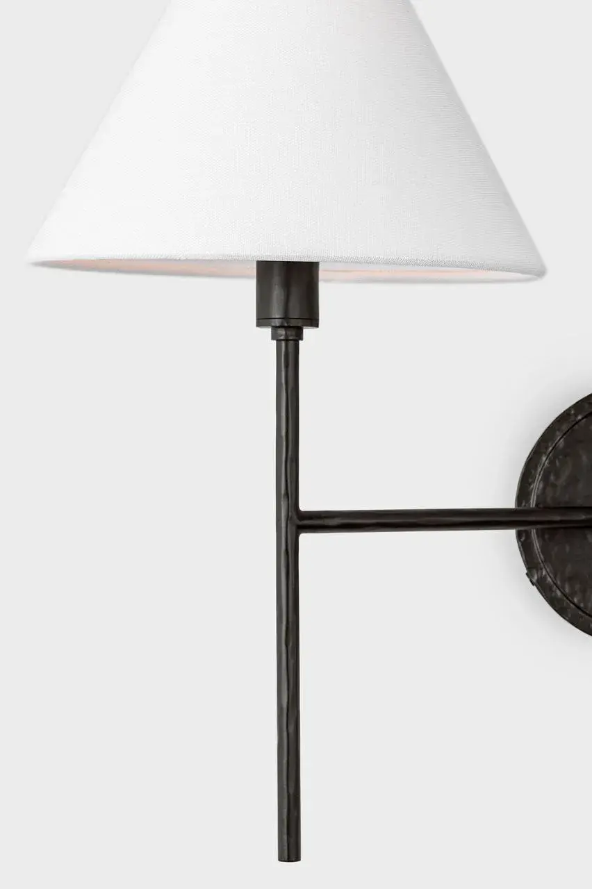 Ridgewood Medium Sconce in Aged Iron - Image 5