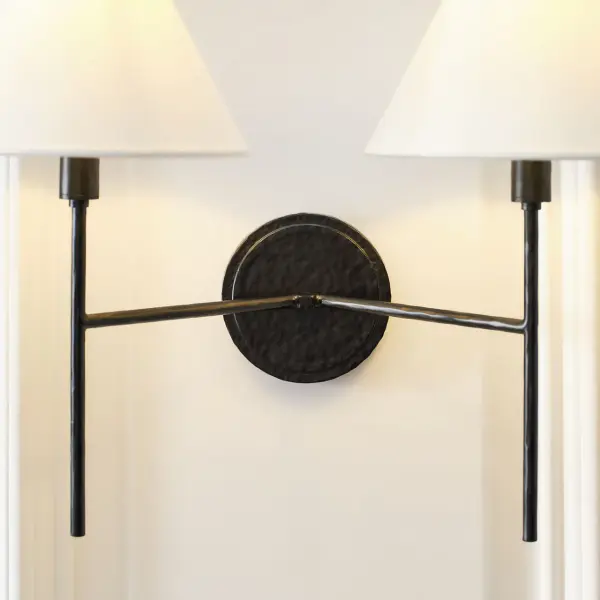 Ridgewood Medium Sconce in Aged Iron - Image 9