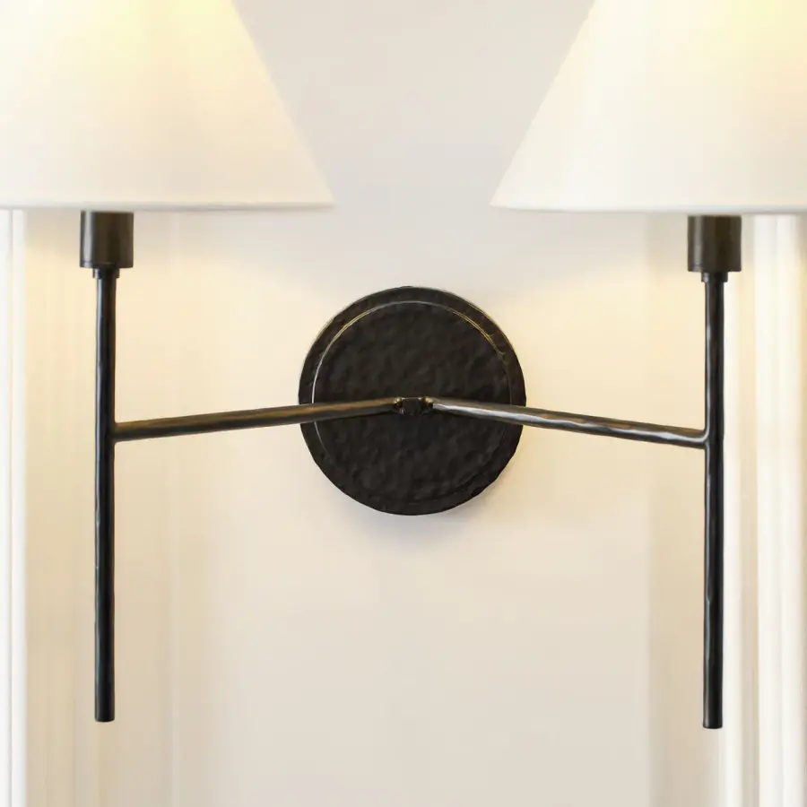 Ridgewood Medium Sconce in Aged Iron - Image 9