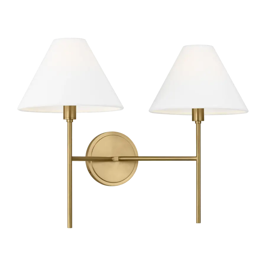 Ridgewood Medium Sconce in Burnished Brass - Image 1
