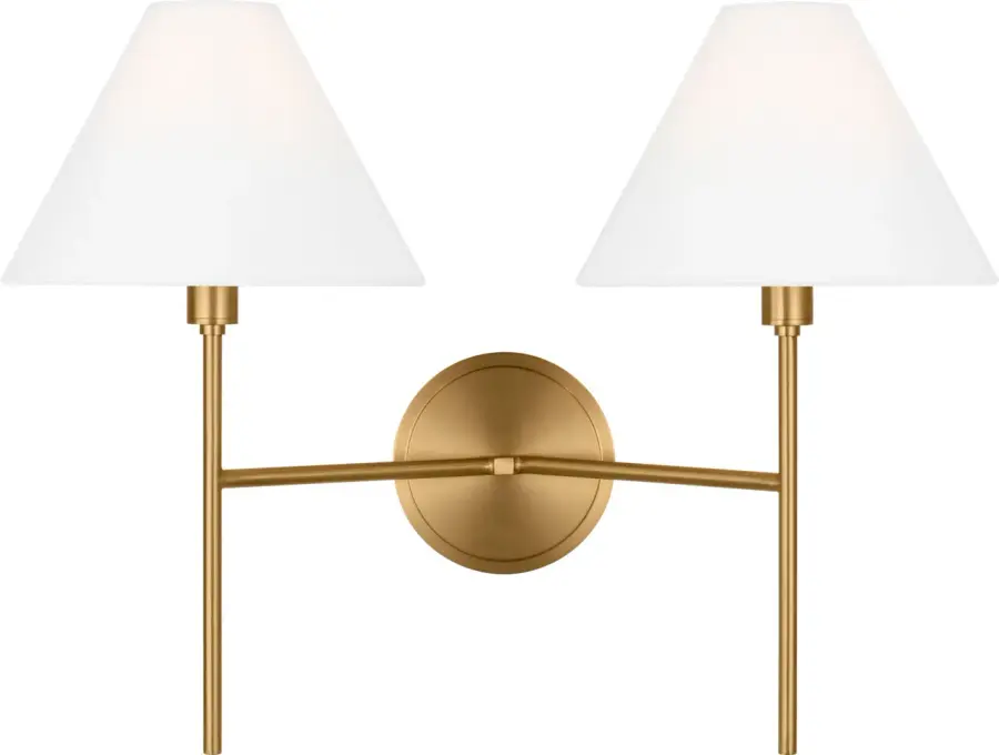 Ridgewood Medium Sconce in Burnished Brass - Image 3