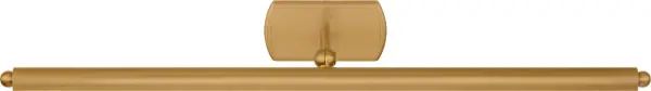 The Lamont 24" Picture Light combines minimal form with purposeful function, featuring an ultra-slim LED shade that delivers even illumination across medium-sized artwork. Its sculptural S-shaped arm and ball finial accents add refined elegance.