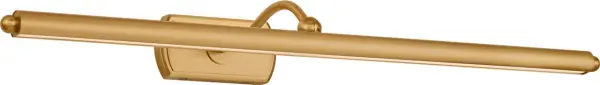 The Lamont 24" Picture Light combines minimal form with purposeful function, featuring an ultra-slim LED shade that delivers even illumination across medium-sized artwork. Its sculptural S-shaped arm and ball finial accents add refined elegance. - alternate view