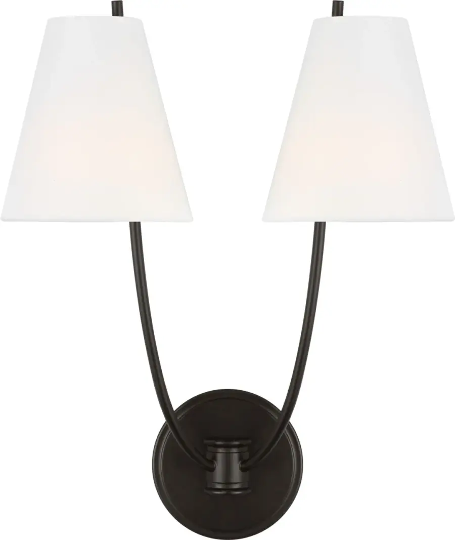 Nautical-Inspired Double Sconce with Architectural Elegance - Image 3