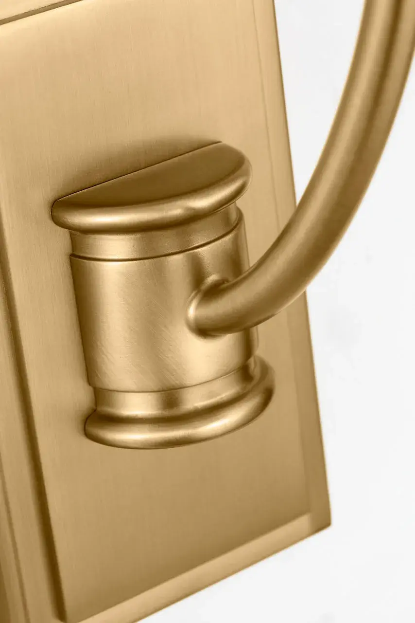 Marina 18" Sconce in Burnished Brass - Image 2