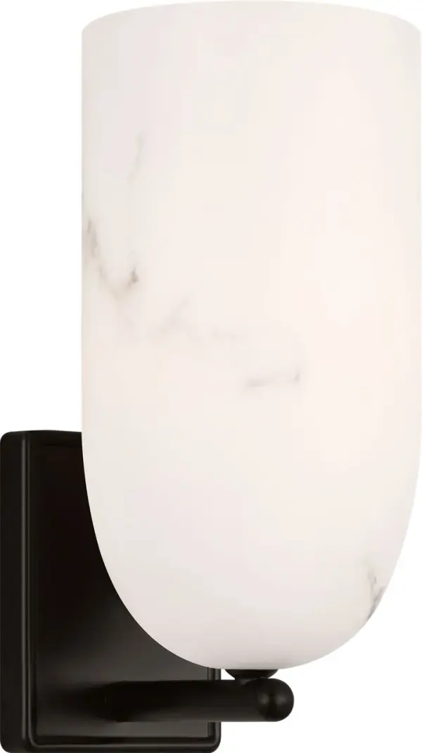 Savina 12" Sconce in Aged Iron - Image 1