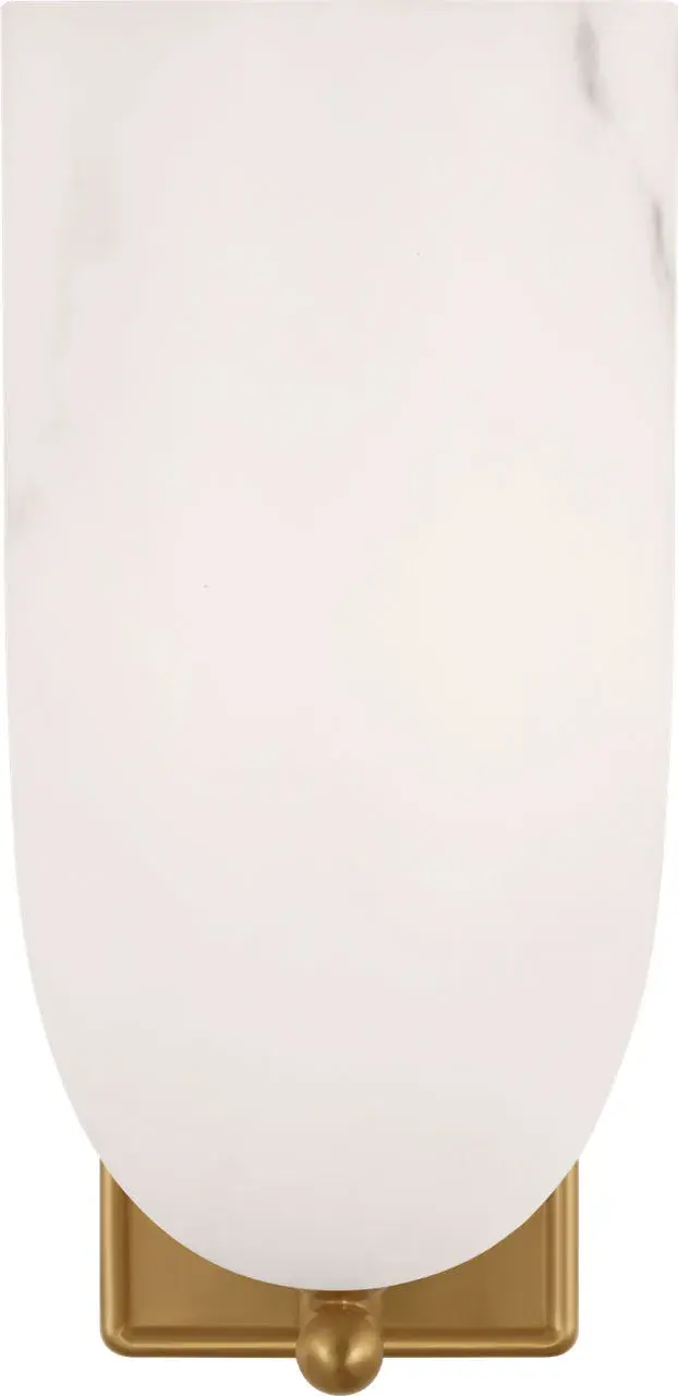 Savina 12" Sconce in Burnished Brass - Image 2