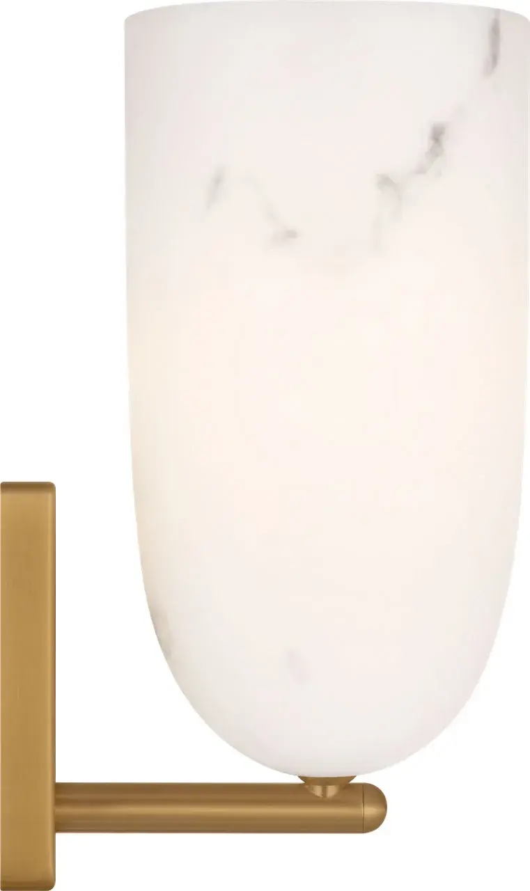 Savina 12" Sconce in Burnished Brass - Image 3