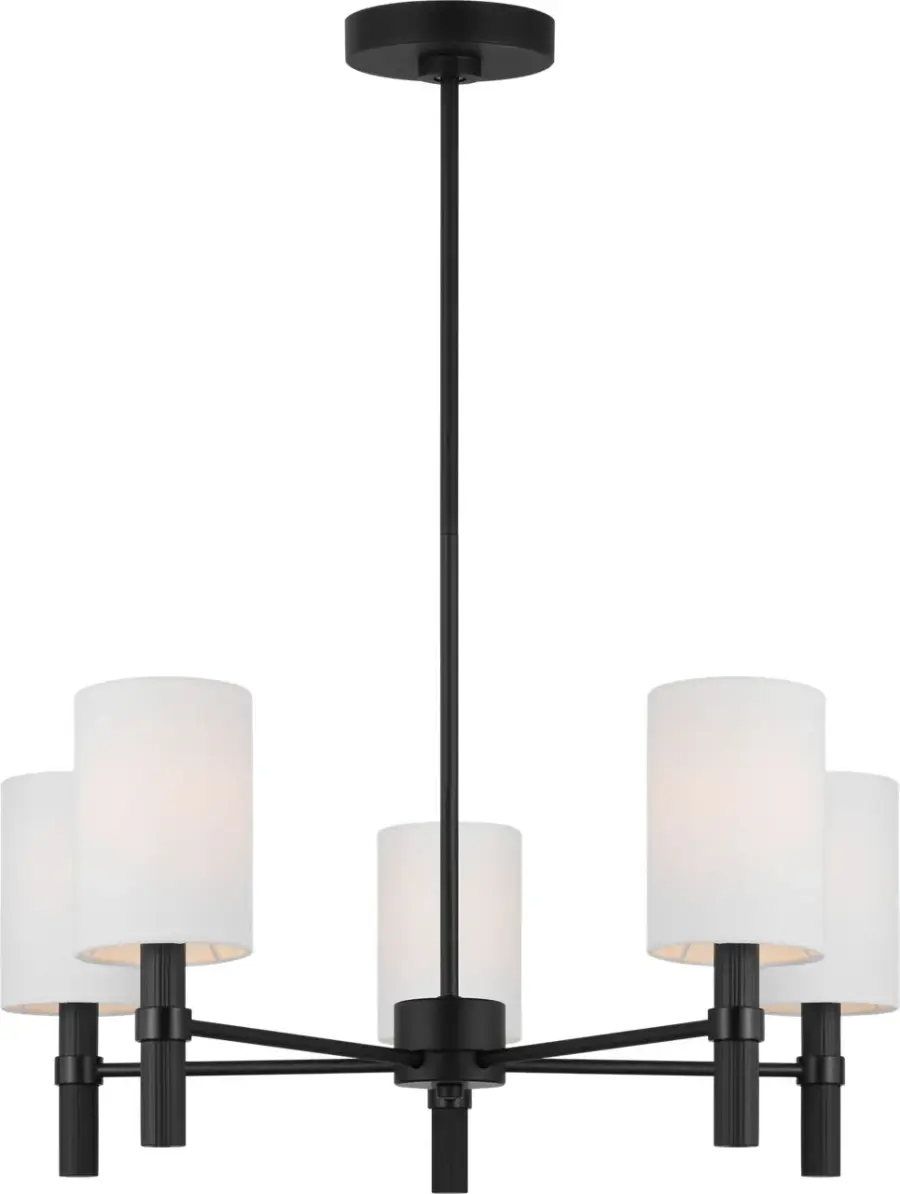 Manor Medium Chandelier in Midnight Black - Image 2