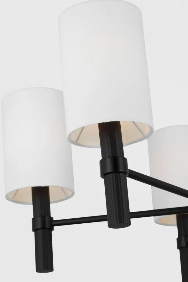 Manor Medium Chandelier in Midnight Black - Image 3