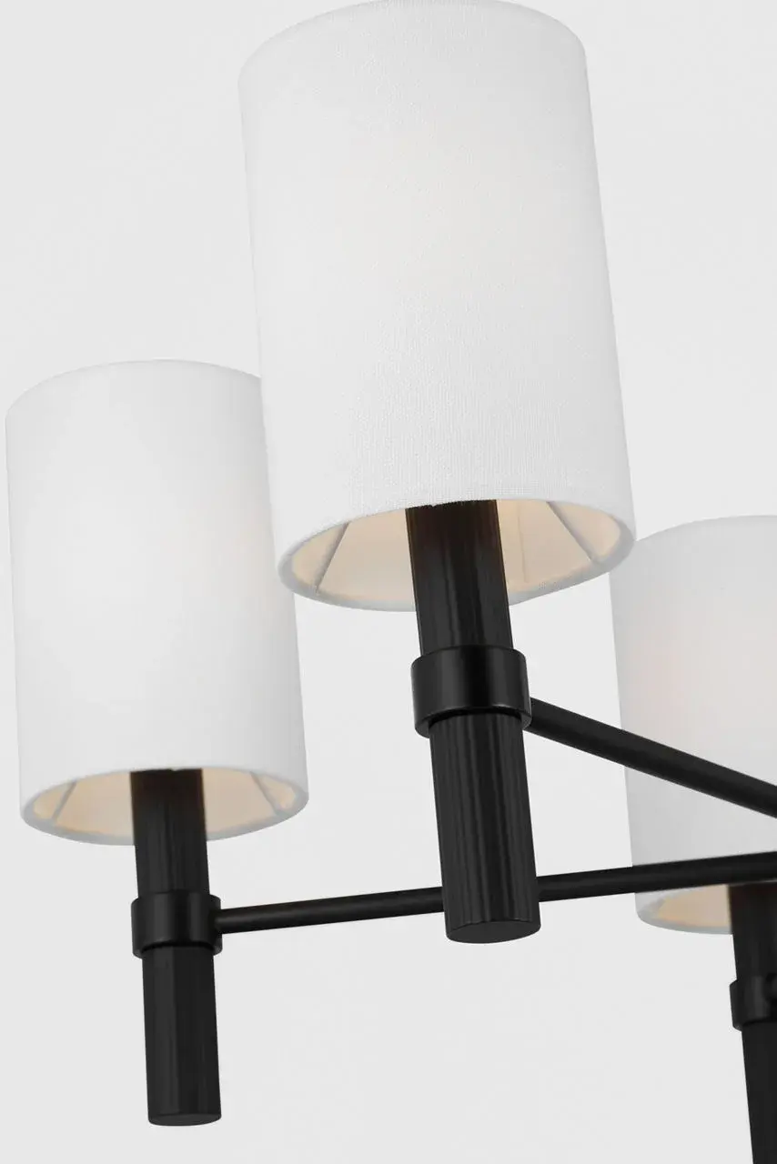 Manor Medium Chandelier in Midnight Black - Image 3