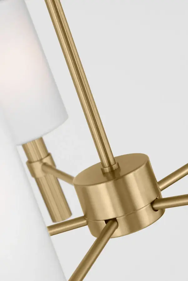 Manor Medium Chandelier in Satin Brass - Image 3