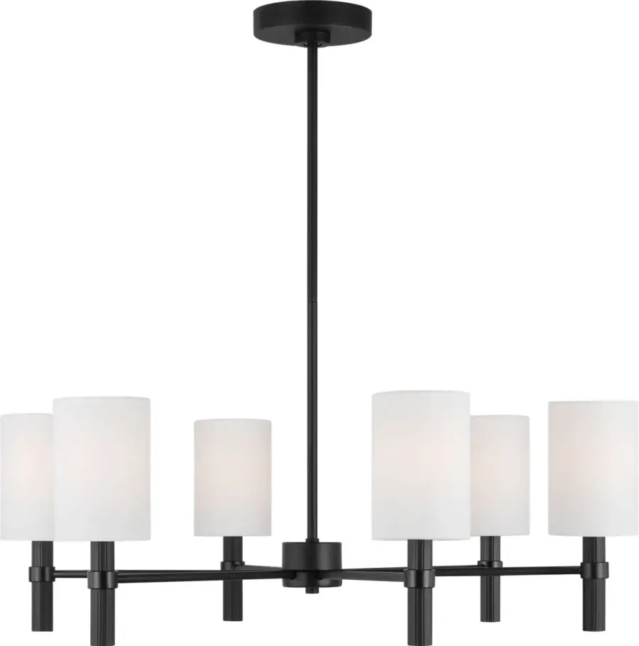Manor Large Chandelier in Midnight Black - Image 1