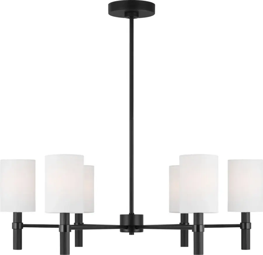 Manor Large Chandelier in Midnight Black - Image 2