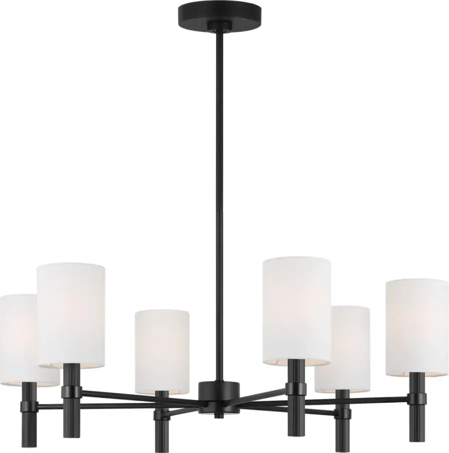Manor Large Chandelier in Midnight Black - Image 3