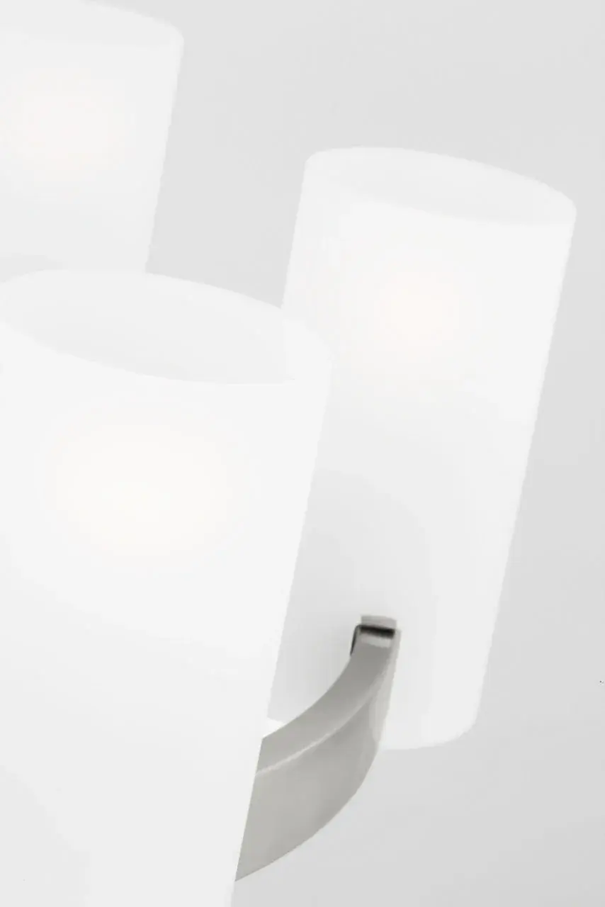 Rhode Medium Chandelier in Brushed Steel - Image 6