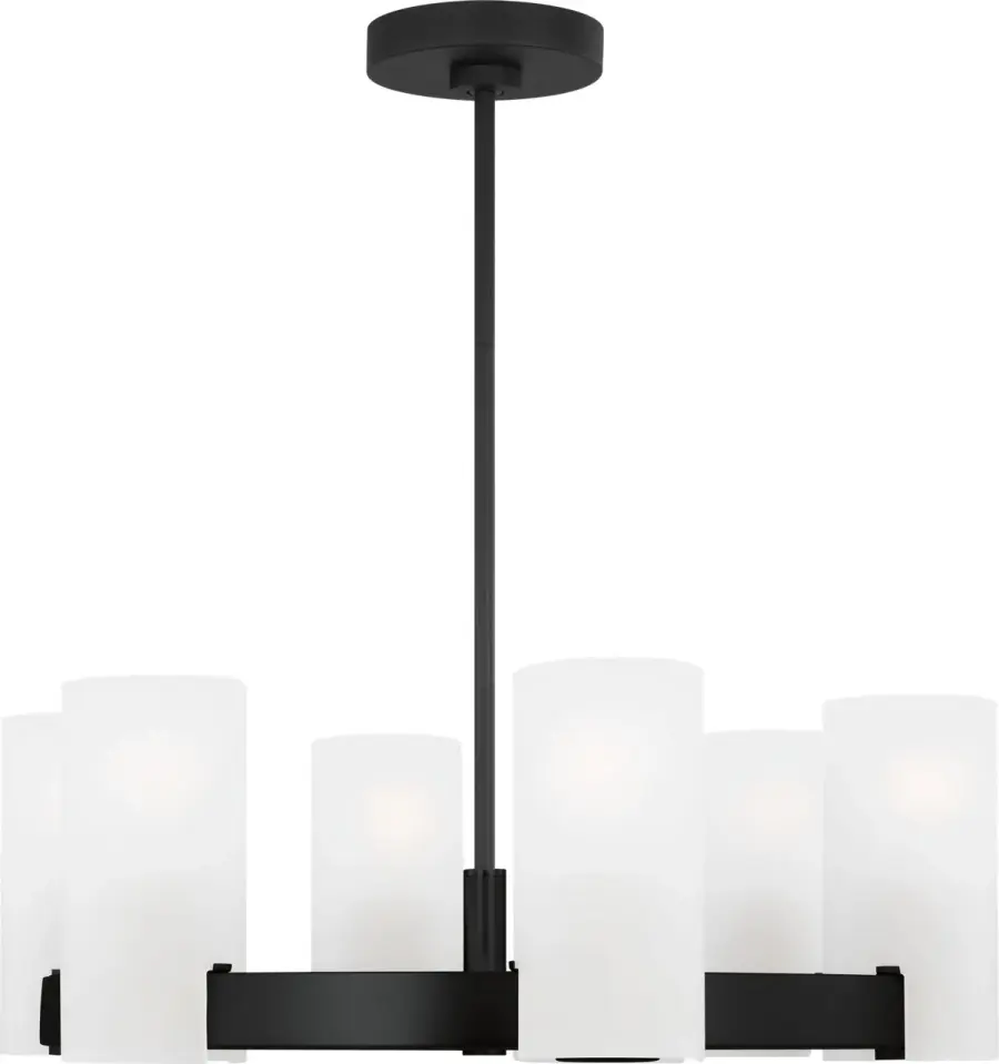 Rhode Medium Chandelier in Midnight Black - Image 1